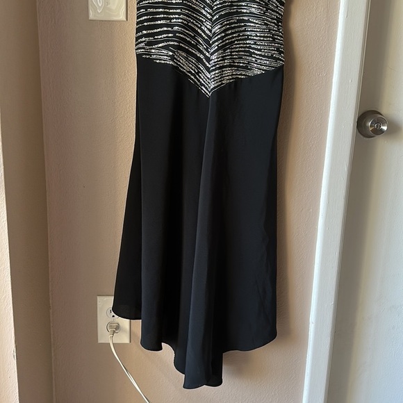 Vintage NEW LEAF BY SAMIR Sheer Glitter Sleeveless Dress - Picture 3 of 9